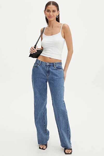 Madmext MG2094 Model White Basic Women's Athlete