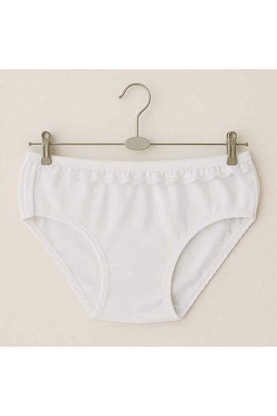gigigiyim Lace Detailed Women's Panties White