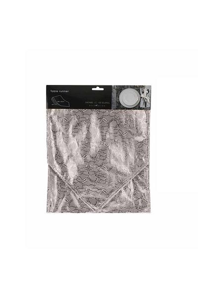 Homelux Table Runner Scarlett 33X150 Cm Velvet Fabric Pink Linenchis