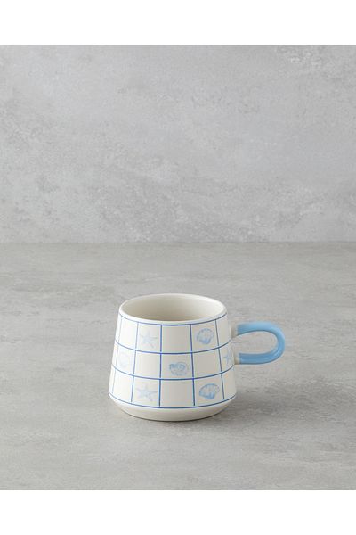 English Home Shellstone Stoneware Mug 340 ml Blue