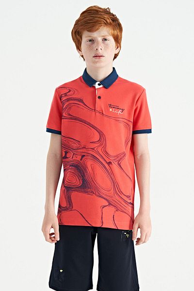 TOMMY LIFE T13Eç-11165_01 Boy's T-Shirt Polo Collar