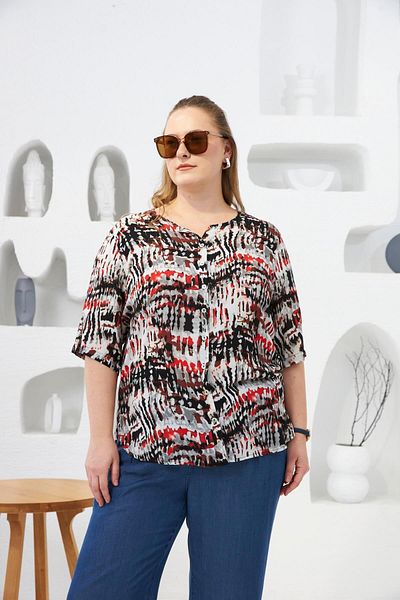 RMG Batik Patterned Large Size Blouse