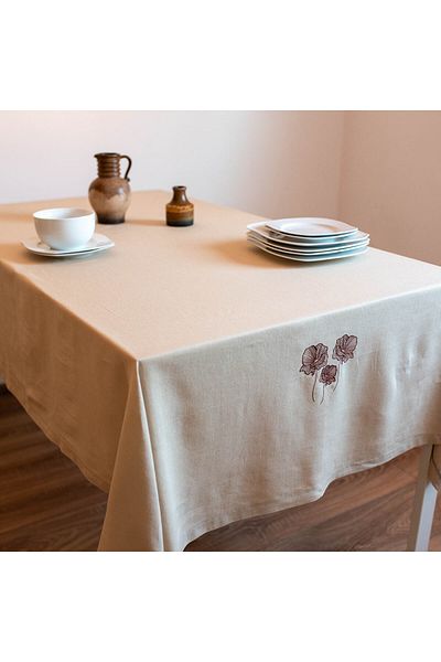 Homelux Fata de masa 130X350 Cm 50% In 40% Bumbac Bej