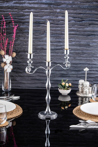 Genel Markalar Vela 3'lü Şamdan (310-K-3)