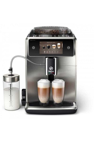 Philips Espressor automat Philips Saeco SM8785-00 Ecran Color 5.4inchi Conexiune WI-FI Tehnologie CoffeMaest
