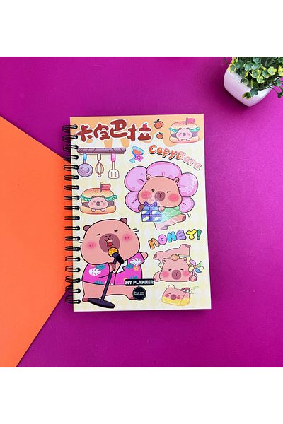 Gift Moda Agenda vorbitoare cu design dulce Capybara