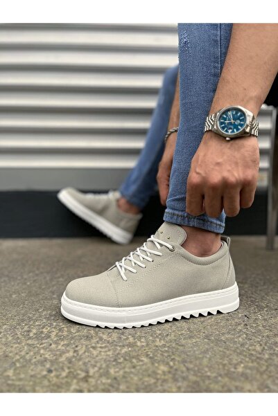 Zerenyus JY152 Cool Чоловічі повсякденні класичні кросівки із шнурівкою - Сірі