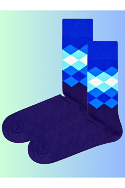 Shuttle Park Ειδική σειρά Happy Patterned Colorful Socks Fun Άνετο σχέδιο Κάλτσες χωρίς ραφή