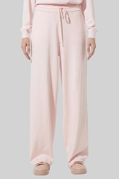 HUGO Women's Knitwear Trousers Pink