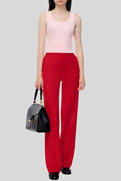 HUGO Hettis Kadın Düz Paça Pantolon Kırmızı