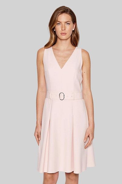 HUGO Belted Women's Dress Pink