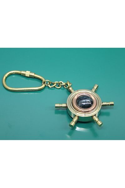 leyla sanat sanata yeni bir bakış açısı Brass Rudder Keychain 24242435252