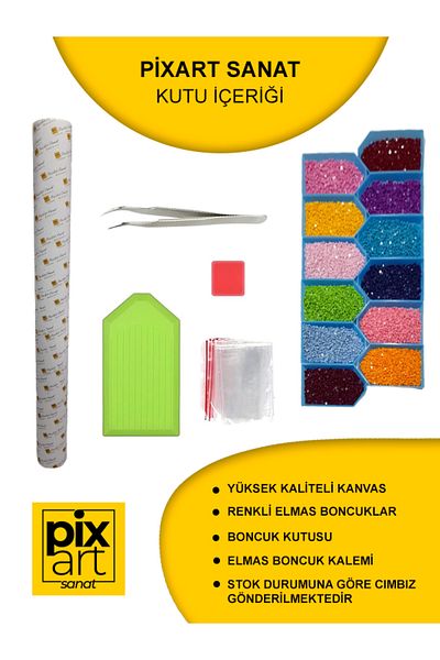 pixartsanat Motif Starry Sky Pixart Art Diamond Mosaic Painting 40X60
