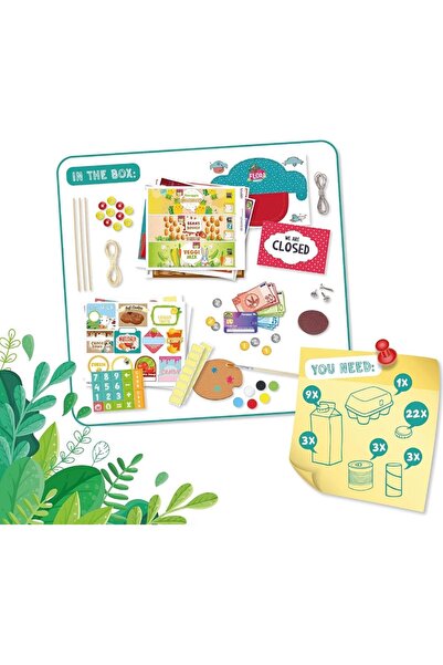 LENA Recycling and play set for children with reused packaging, eco creative store, +6 years