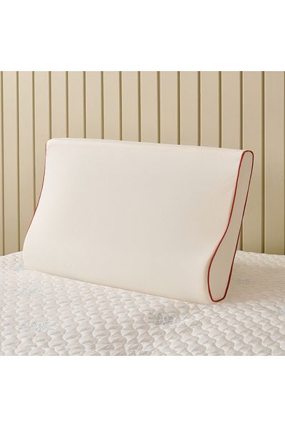 Evidea Soft Neck Supported Visko Pillow - White - 39X60 cm