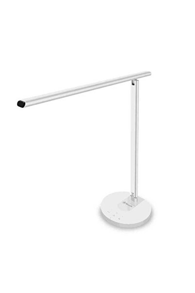 TELLUR Lampa de birou WiFi Tellur TLL331371 Smart 12W lumina alba calda Qi 10W USB 10W Reglabila Alb