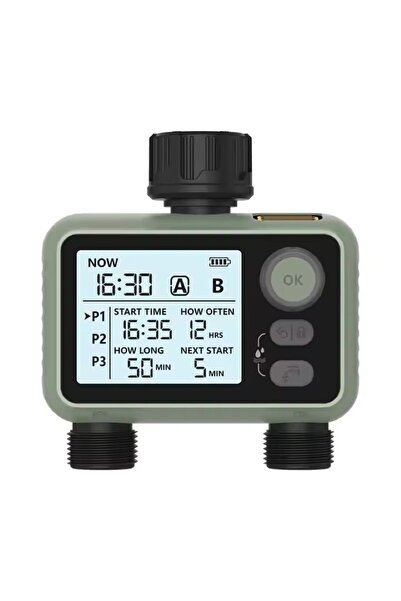 DELT 2 Çıkışlı Otomatik Sulama Zamanlayıcısı