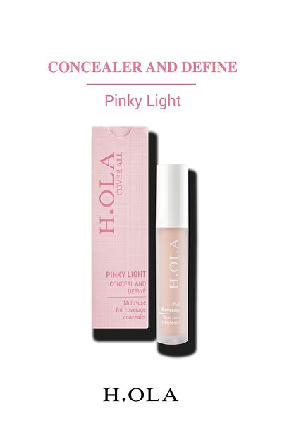 h.OLA Cover All Intensive Concealer |   Full Coverage Concealer Pinky Light