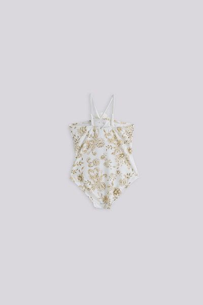 Tyess Bg Store Girls' Patterned Swimsuit