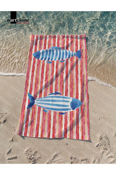 Marte Home PRINTED BEACH TOWEL