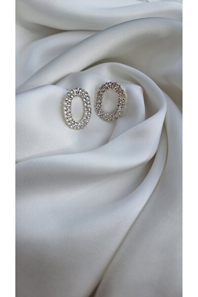 ajel KRİSTAL TAŞLI HALKA KÜPE