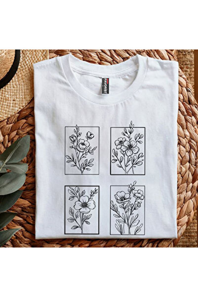 FAVORİST مجموعة تي شيرتات مطبوعة مختلطة ذات طبقات للجنسين