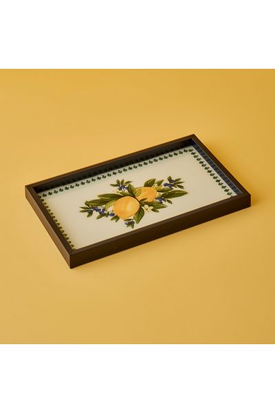 Bella Maison Γυάλινος δίσκος Lemoncello (22X37 CM)
