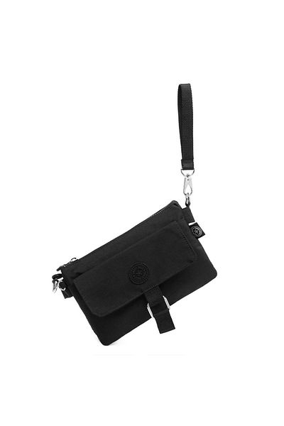 SMART BAGS Дамски портфейл Smartbags с каишка 1147 Черен