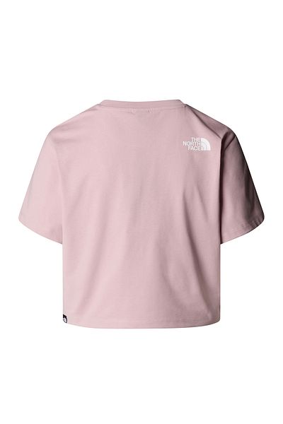 THE NORTH FACE Tricou roz pentru exterior pentru femei Simple Dome Cropped Nf0a87u40so1