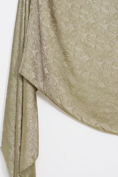 Mooncorn Moren Pattern Shine Line Σάλι Χακί-Σομόν