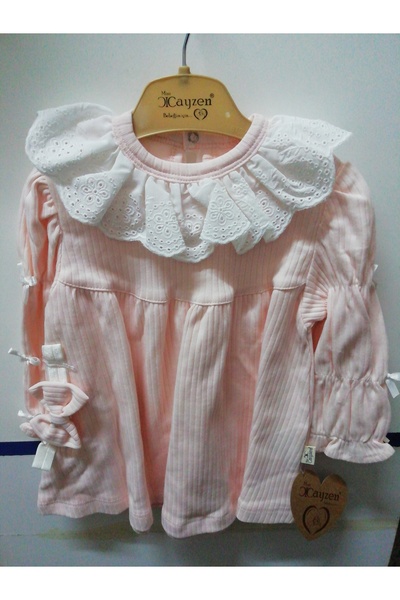 İLHANLAR Fiyonklu Bandanalı Kız Bebek Elbise