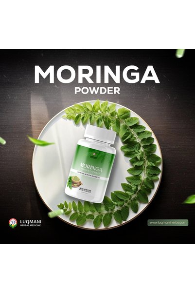 Luqmani herbs Moringa Powder Capsules for weight loss 60 capsules 1000mg , Regulates Blood Sugar