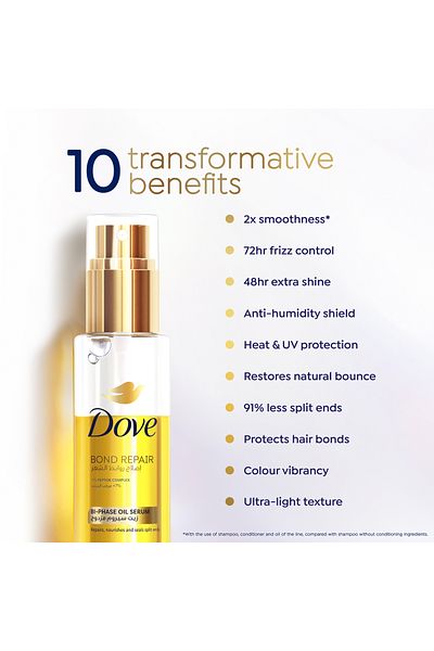 Dove Bond Repair Bi-Phase Oil Serum Bio Protein Care 80 ml