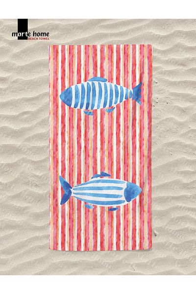 Marte Home PRINTED BEACH TOWEL