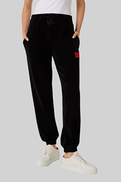 Hugo Boss Regular Fit Kadın Spor Pantolon Siyah