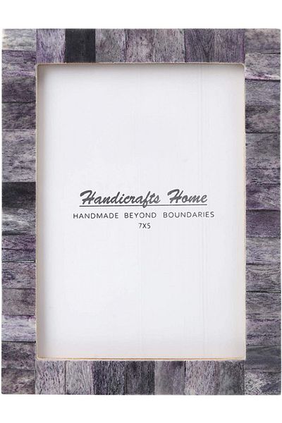 Artizanat Home Photo Frame, Wood/metal, Gray, 20 X 25 Cm