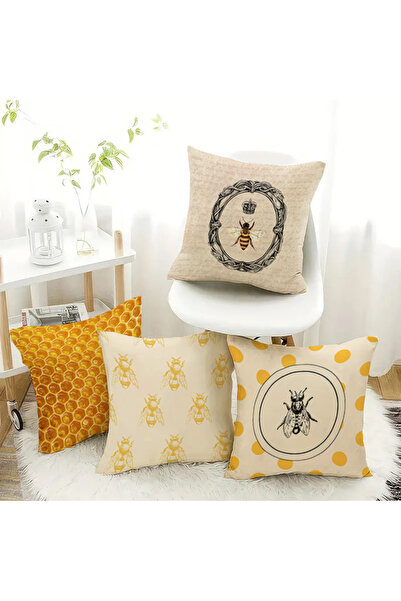 milroma Пролетна колекция Комплект от 4 декоративни калъфки за възглавници 43...