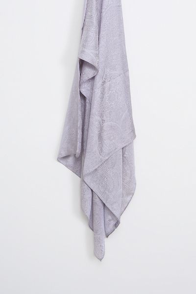 Mooncorn Vera Pattern Shine Line Shawl Gray-Grey