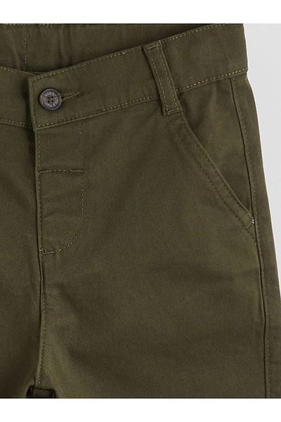 LC Waikiki Khaki Elastic Waist Basic Boy's Shorts