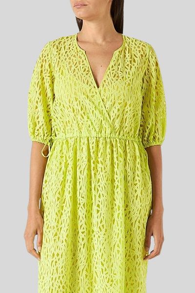 HUGO Women's Dress Yellow