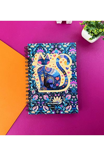 Gift Moda Agenda vorbitoare cu design Mystic Cat