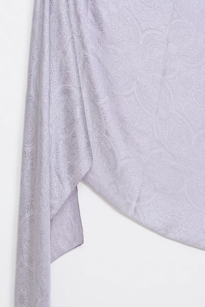 Mooncorn Vera Pattern Shine Line Shawl Gray-Grey