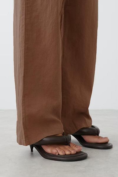 Madmext Braune, locker geschnittene Hose mit elastischem Bund MG2020