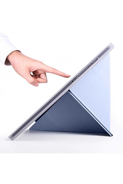 TEKNETSTORE Galaxy Tab S9 Fe/s10 Fe/S10 Lite 10.9 Kılıf Uyumlu Kalem Bölmeli Katlanabilir Standlı Koruyucu Kapak
