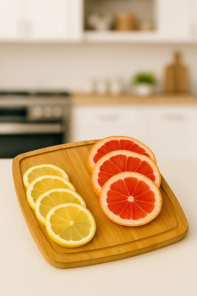 DolphFin Presentation Plate Aesthetic Square Wooden Plate Appetizer, Snack, Serving Plate for Breakfast Presentations