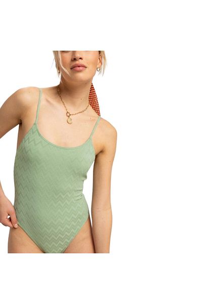 Roxy Aktuální Coolness One Piece Dámské khaki plavky