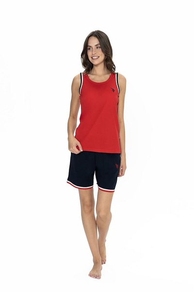 U.S. Polo Assn. U.S. Polo Assn. 20005 Women's Shorts Pajama Suit
