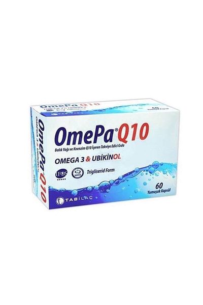 Omepa Q10 Omega 3 Ubiquinol 60 Capsules