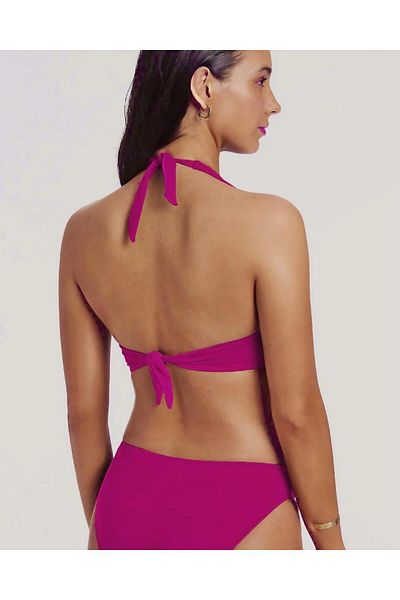 DEEP BEACH Triangle Twist Top Bikini Top