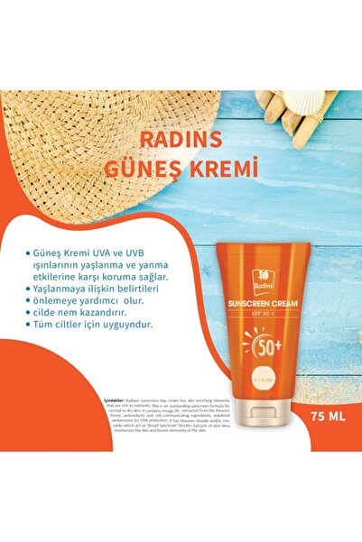 Radins Sunscreen SPF 50